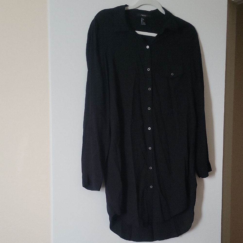 Forever 21 Classic Black Blouse